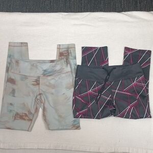 Womens Workout Leggings 2 Item Bundle sz S